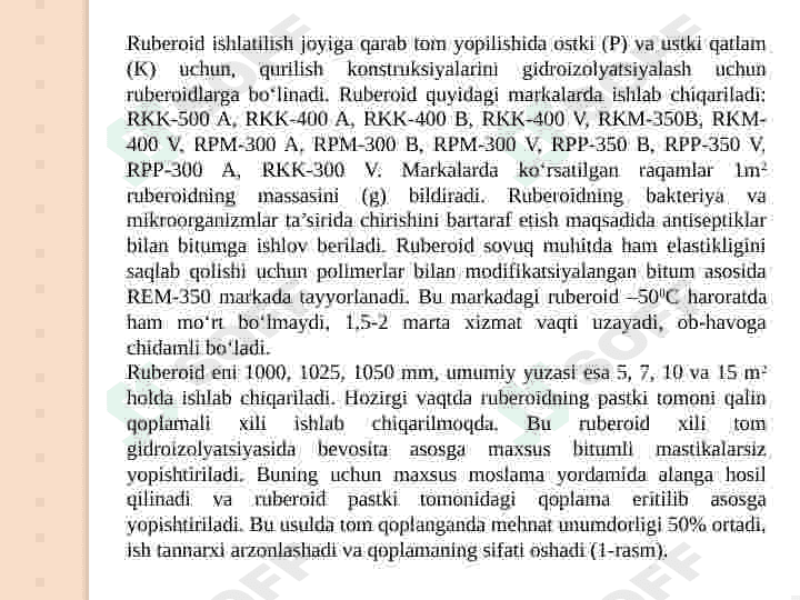 Tombop gidroizolyatsiya materiallari 5
