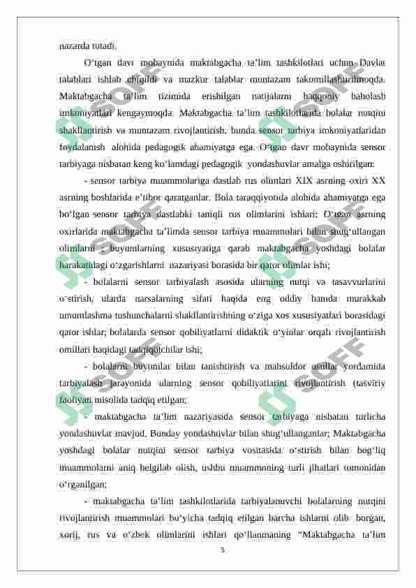 Maktabgacha yoshdagi bolalarni sensor tarbiyasi 5