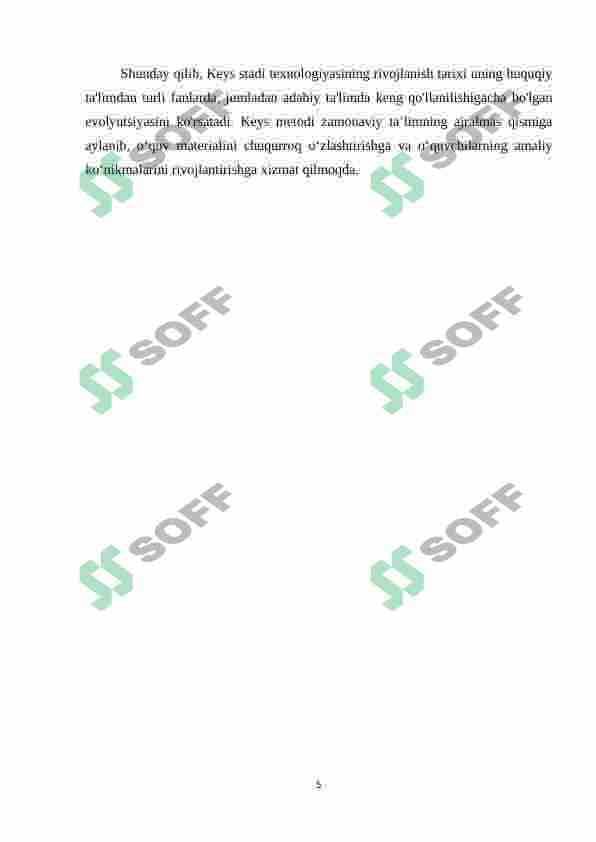Adabiy ta'limda Keys stadi texnologiyalaridan foydalanish 5