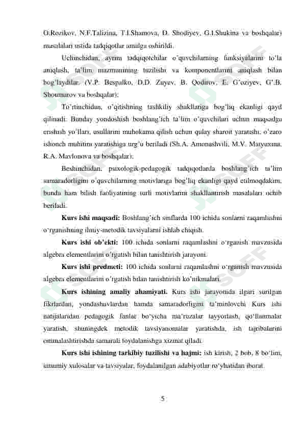100 ichida sonlarni raqamlashni o‘rganish 5