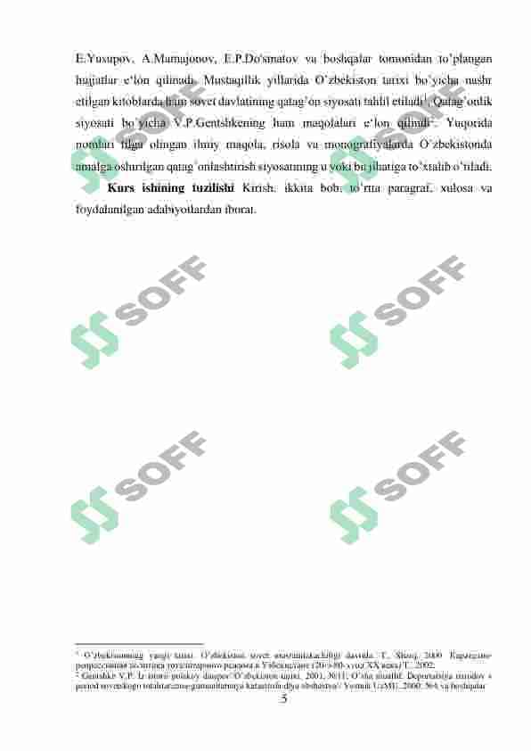 Mustaqillik, yillarida о‘zbek tarixshunosligida qatag‘on davri tarixining о‘rganilishi. 5