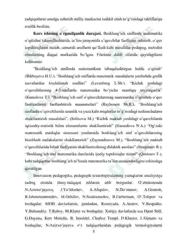 Jadvaldan tashqari ko‘paytirish va bo‘lishni o‘rganish 5