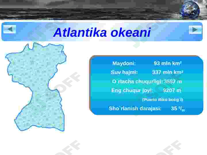 dunyo okeani biomlarining turlari 5