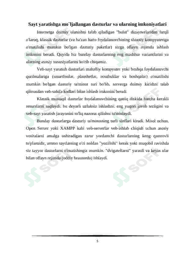 Sayt loyihasi va dizaynini ishlab chiqish 5