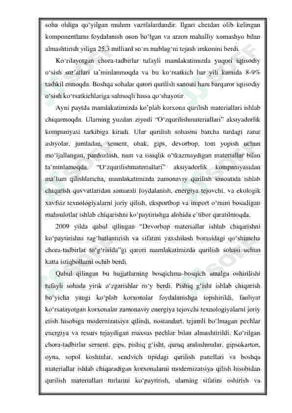 Ko’p bo’shliqli  g’isht ishlab chiqarish korxonasini loyihalash, mahs. 1,1mln. dona 5