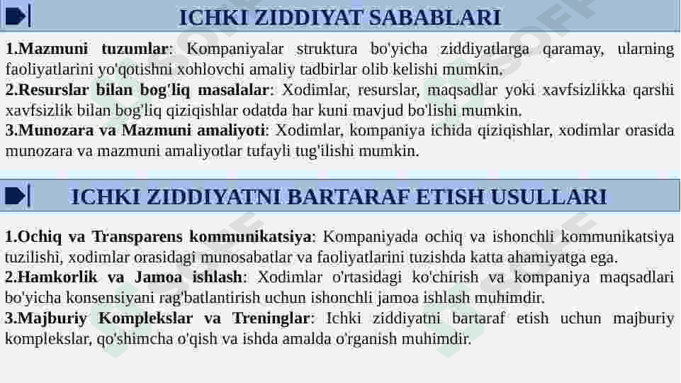 ZIDDIYAT TASNIFI, KELIB CHIQISH SABABLARI VA ULARNI BARTARAF ETISH YO'LLARI. 5