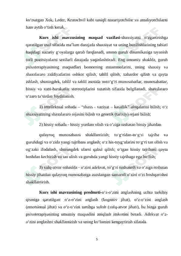 BOLLALAR BILAN GURUHIY VA INDIVIDUAL PSIXOTERAPIYA 5