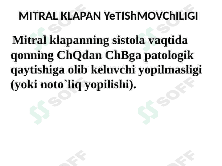 Yurak mitral va aortal nuqsonlari 5