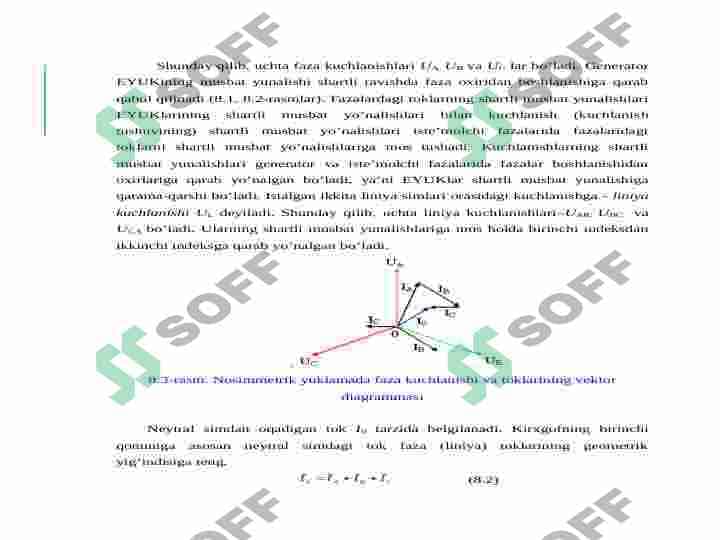 Uch fazali iste’molchilarni uchburchak va yulduz sxemada ulash 5