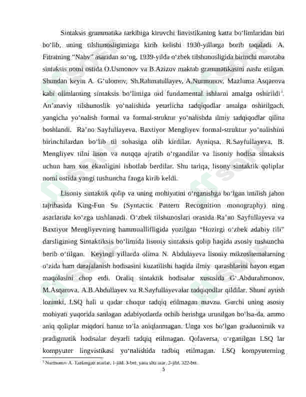 Lisoniy sintaktik qolip va uning mohiyati 5