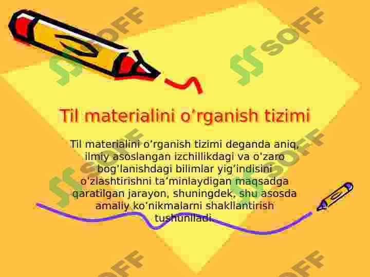 ONA TILI VA O’QISH DARSLARIDA SO’ZNING MORFEMIK TARKIBINI O’RGANISH USULLARI 5