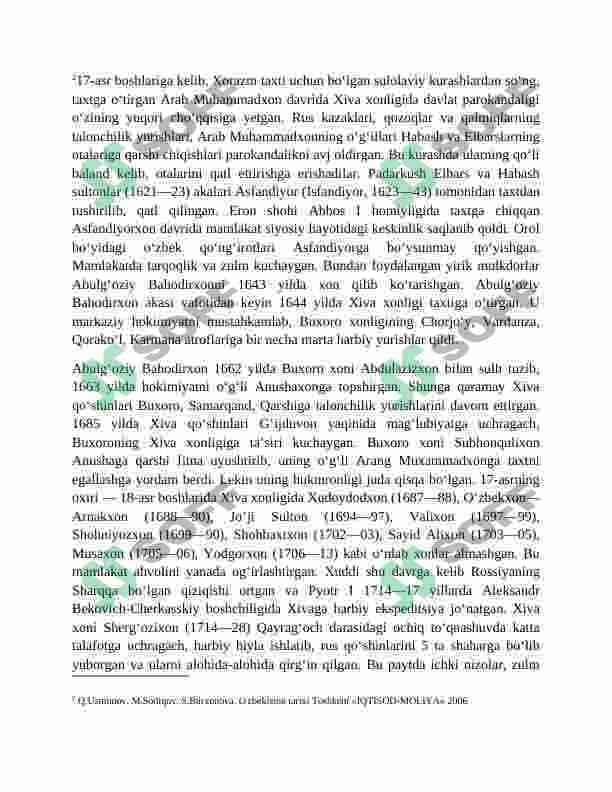 ELBARSXON BUXORO XIVA MUNOSBATLARINING KESKINLASHUVI 5