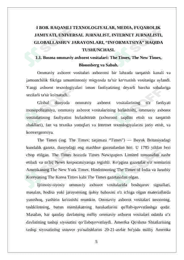 Xorijiy ommaviy axborot vositalarining  media makonidagi o‘rni 5