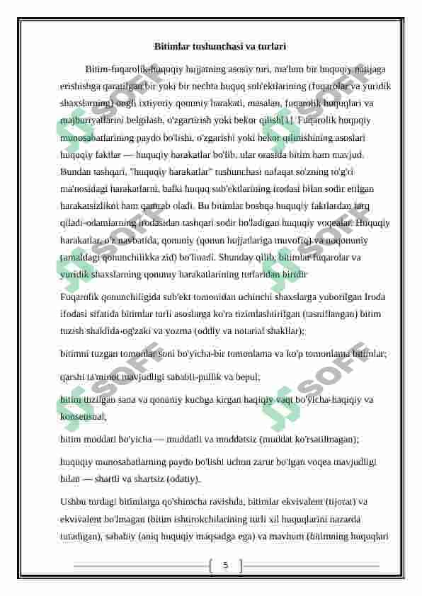 Bitimlar va ularning turlari 5