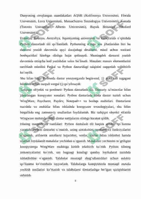Bokeh kutubxonasi va imkoniyatlari kurs ishi 5