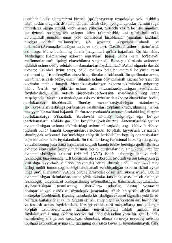 Kompyuter texnalogiyalari asosida qo'shma korxonalar axborot  xujjatlarini avtomatlashtirish 5