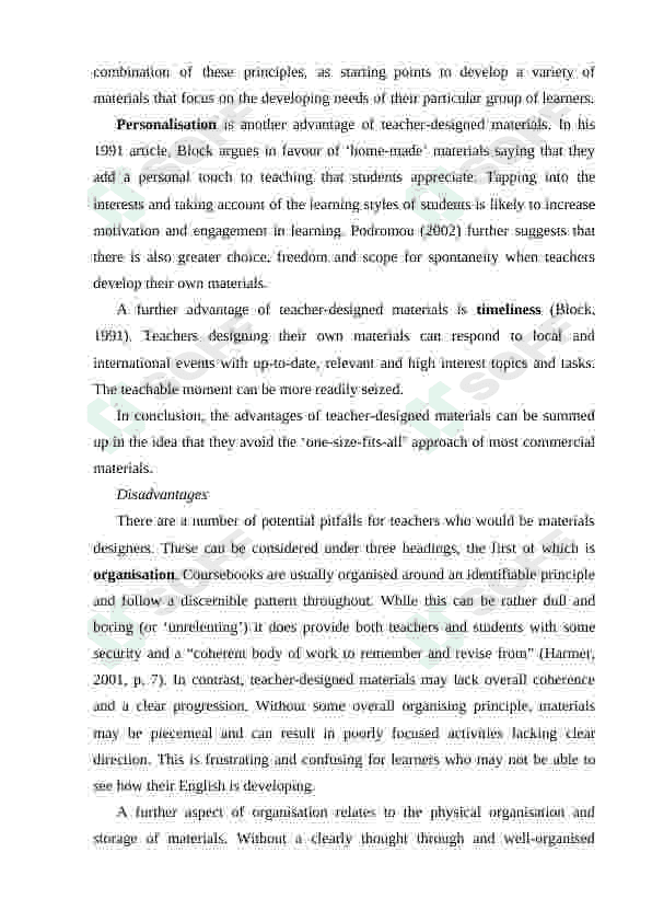 Designing relevant grammar, phonology and vocabulary teaching and learning materials 5
