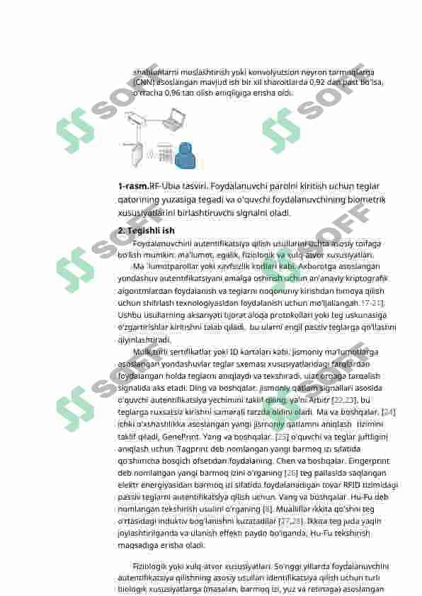 RFID tizimi orqali identifikatsiya autentifikatsiyani amalga oshirish 5