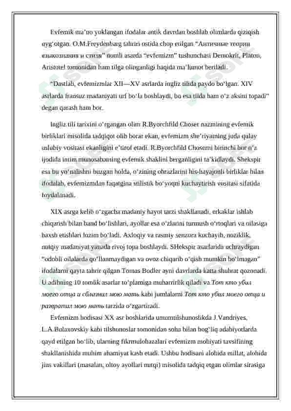 Hozirgi o'zbek tilida evfemizmlar 5