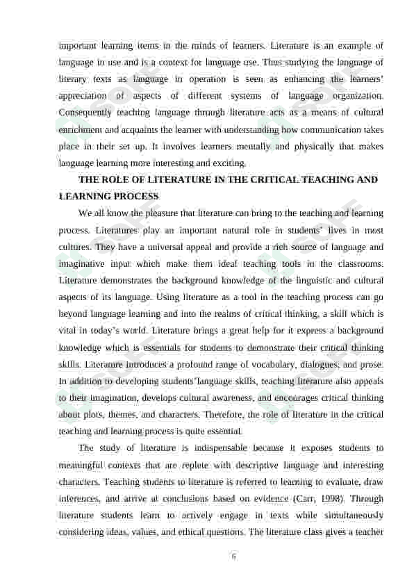 THE EFFECTIVE METHODS FOR TEACHING MODERN SYMBOLS OF AMERICAN LITERATURE DEVELOPING CRITICAL THINKING OF THE STUDENTS 5