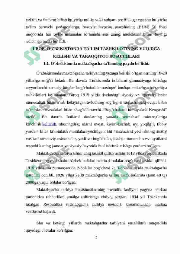 Oʻzbekistonda  MTTning vujudga kelishi va taraqqiyot bosqichlari 5