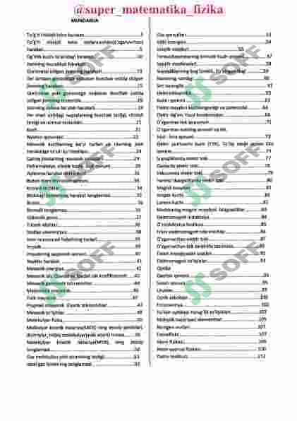 Fizika o'quv qo'llanma formulalar jamlanmasi 5