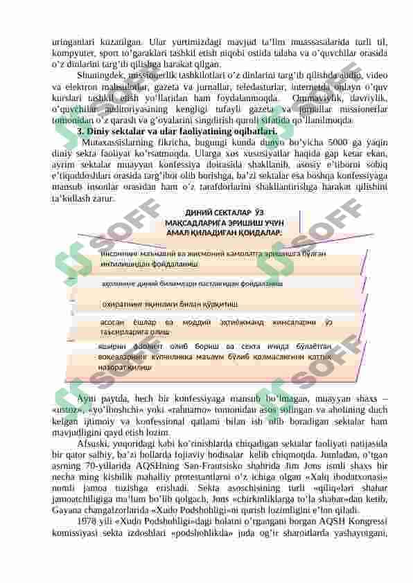 Missionerlik va prozelitizm tarix va bugun targ’ibot usullari 5