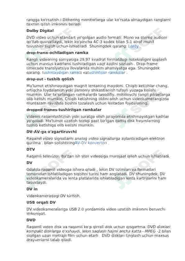 premiere pro dasturi uchun glossary montajda ishlatiladigan terminlar o'zbekcha 5