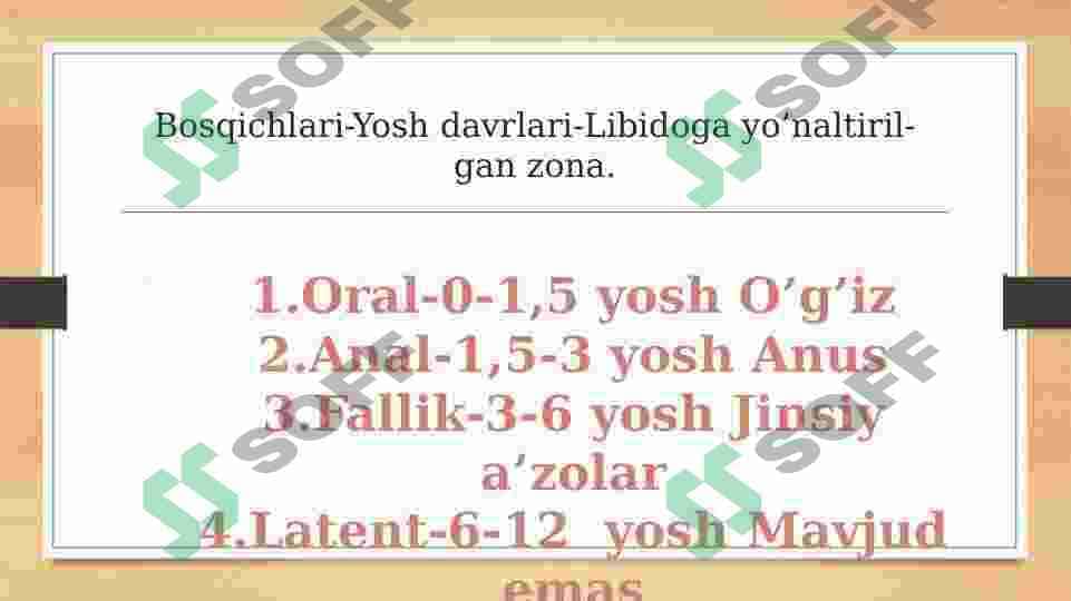 Oila va oilaviy munosabatlarni talqin etishda psixoanaliz maktabi. 5