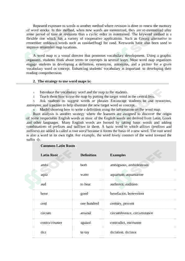 Analysing effective teaching and learning materials for grammar, phonology and vocabulary 5