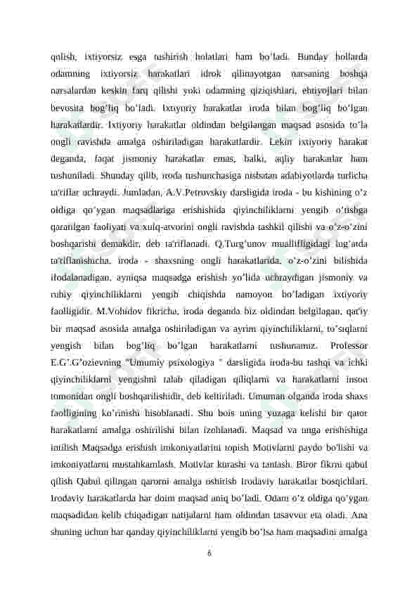 Iroda nazariyalari 6