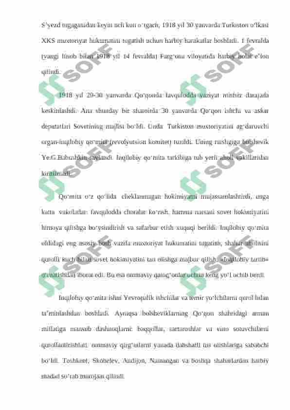 Sovet mustabid tuzumi sharoitida milliy davlatchilik uchun kurash 6