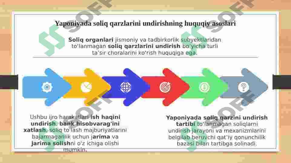 Yaponiyada soliq qarzini undirish tartibi. 6