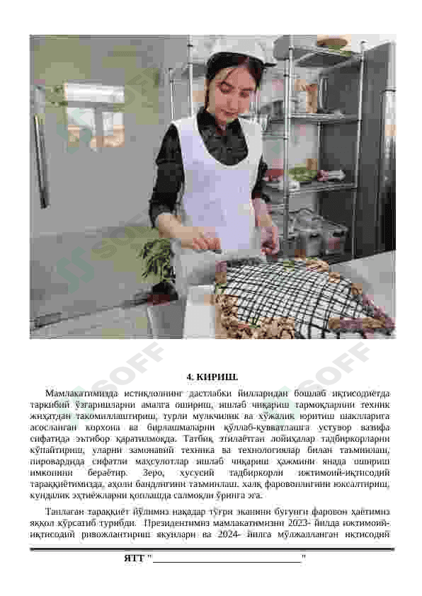 Qandolatchilik mahsulotlari ishlab chiqarish biznes rejasi (uzb) 6