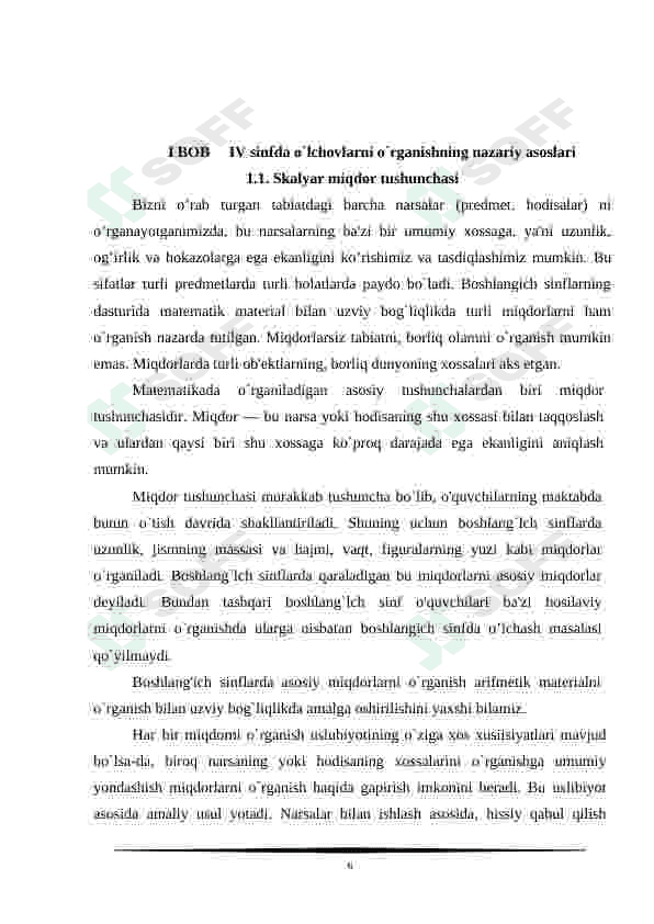 4-sinfda oʻlchovlarni oʻrganish 6