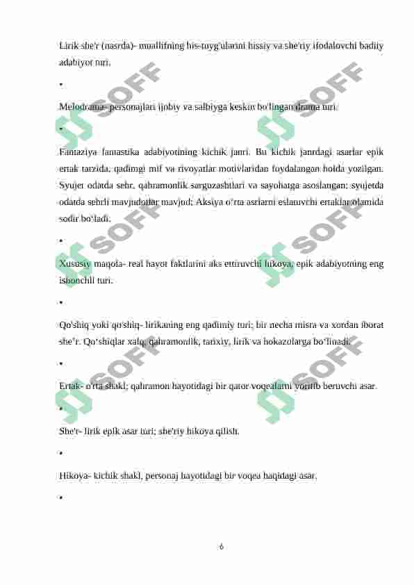 Ona tili va uni oʻqitish metodikasi 2-sinf 6