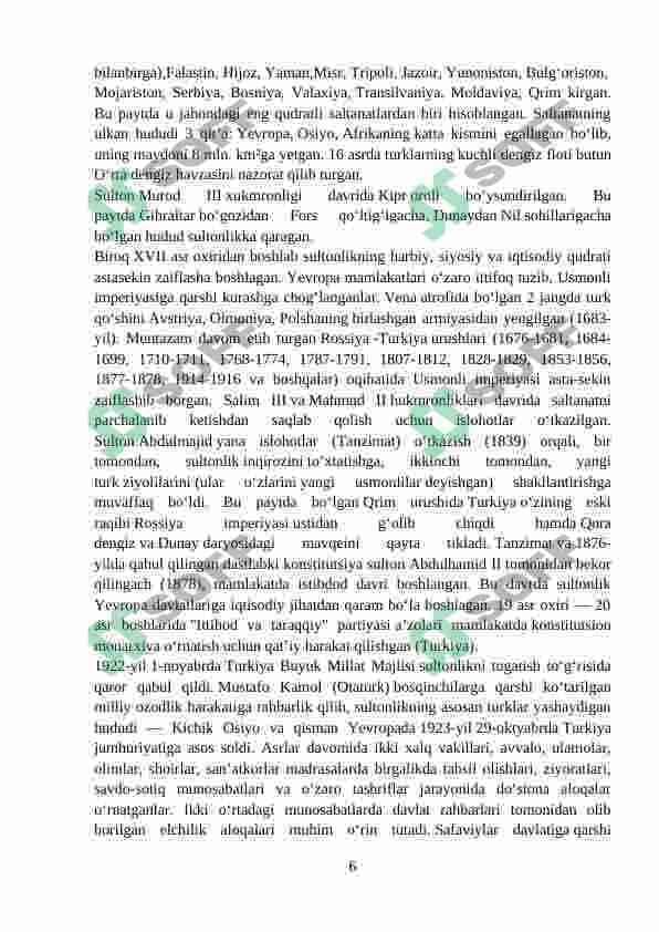 USMONIY TURKLAR IMPERIYASI 6