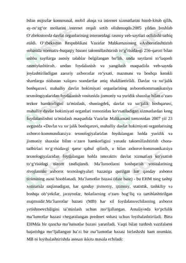 Kutubxona ma’lumotlar bazasini yaratish 6