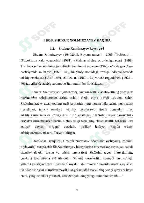 SHUKUR XOLMIRZAYEV ESSENAVIS 6