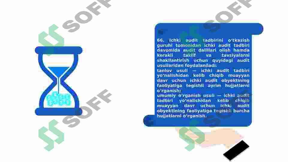 Ichki audit natijalarini rasmiylashtirish tartibi 6