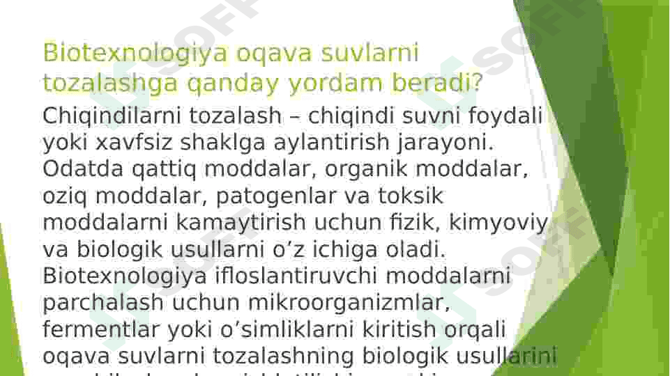Oqava suvlarni tozalash biotexnologiyasi 6