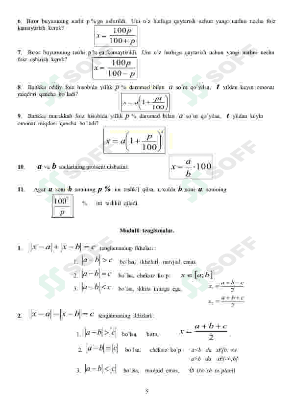 Formulalar kitobii 6