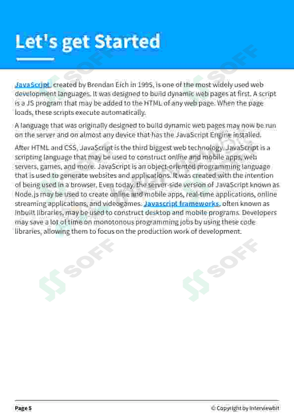 java script savol javoblar kerakli 6
