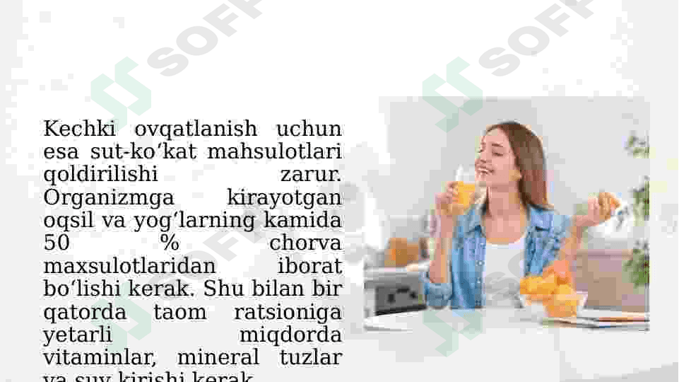 Ovqatlanish ratsionini tuzish. Endokrin tizimi kasalliklari 6
