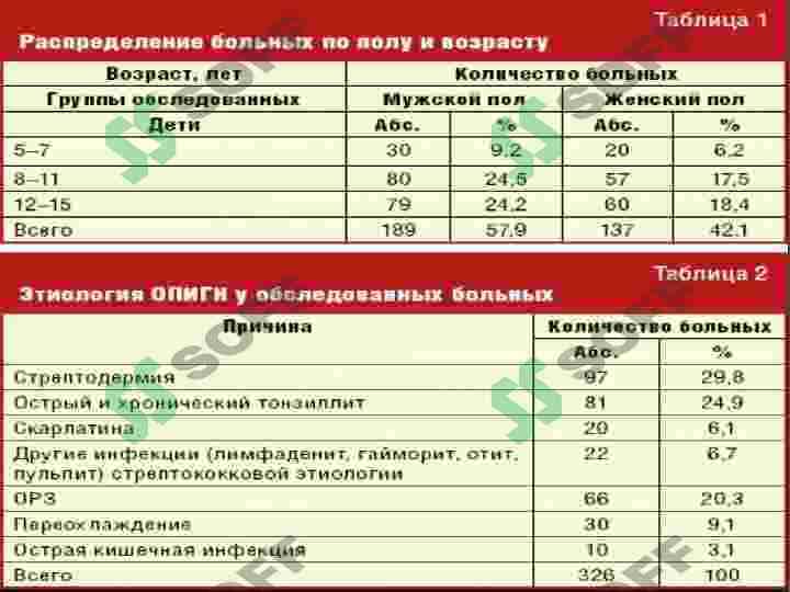 Glomerulonefrit surunkali pielonefrit 6
