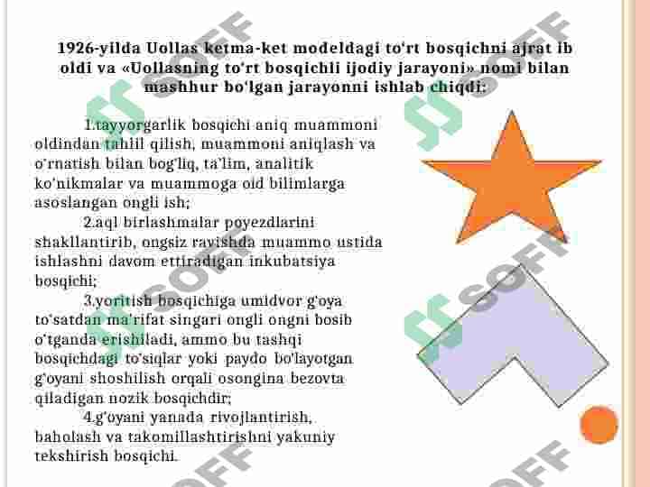 KREATIVLIKNING «4 R» MODELI 6