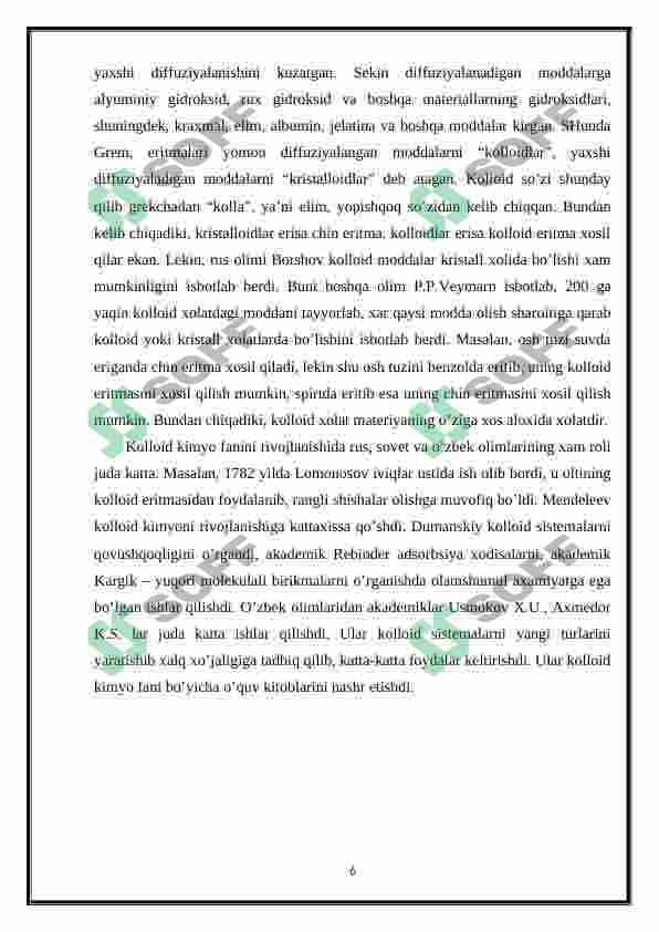 Dispers sistemalarning reologik belgilariga ko'ra tasnifi 6