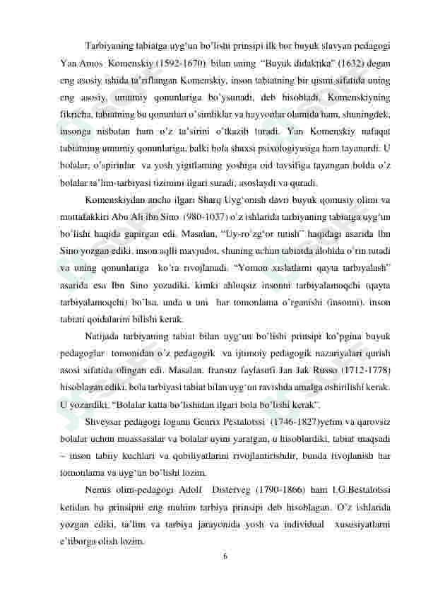 INGLIZ TILIDA TOG'LAR, TOR DARALAR VA G’ORLARNI  O’RGATISH ISHLANMA-LOYIHASI 6