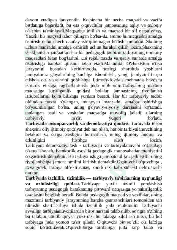 Tarbiyaning maqsad va vazifalari 6