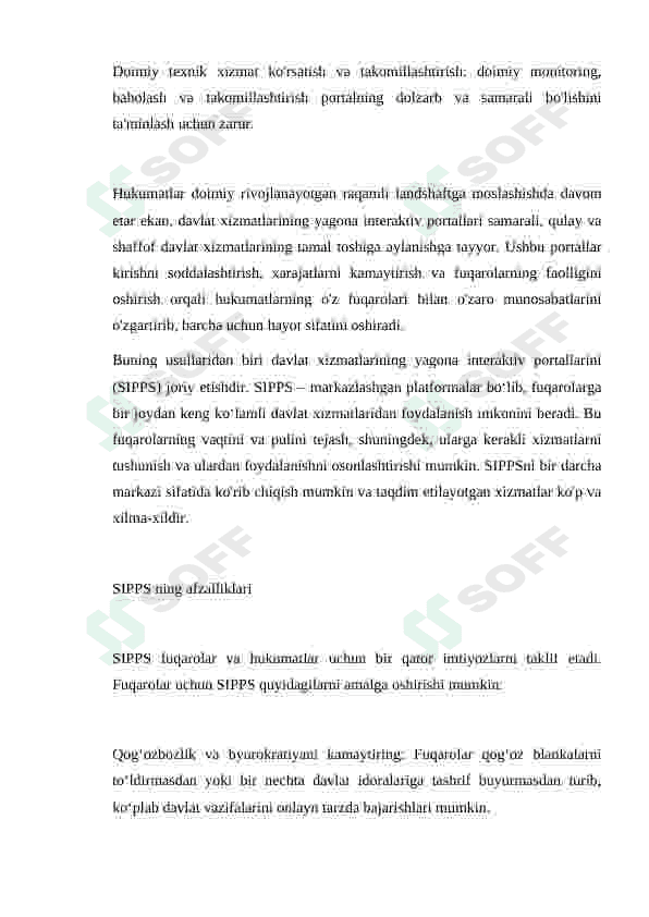 Yagona interaktiv davlat xizmatlariportali orqali ko’rsatiladigan interaktiv xizmatlar 6